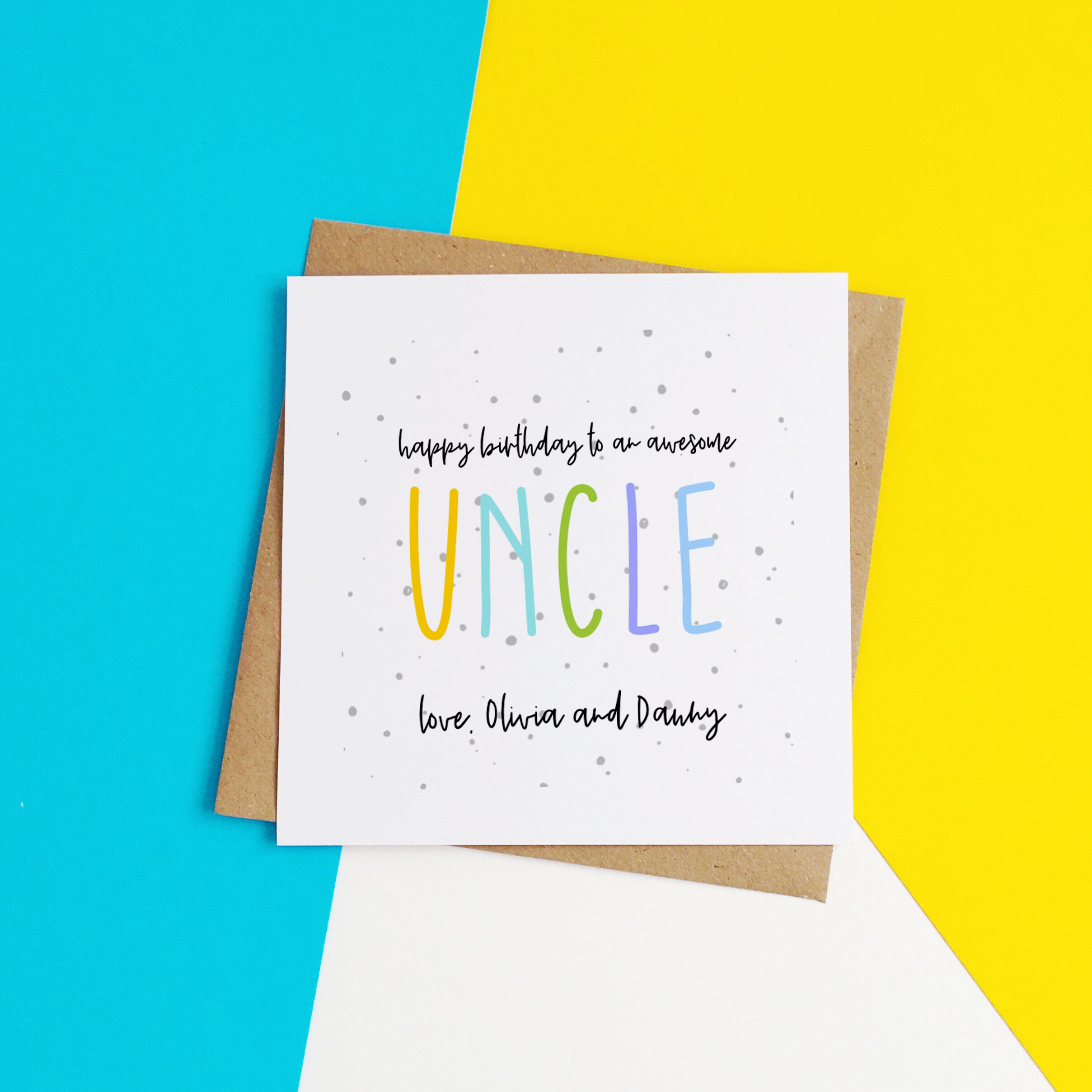 UNCLE BIRTHDAY CARD